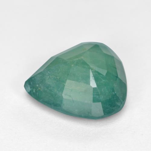Grandidierita verde azulado natural de 2,13 ct, en forma de pera, SI