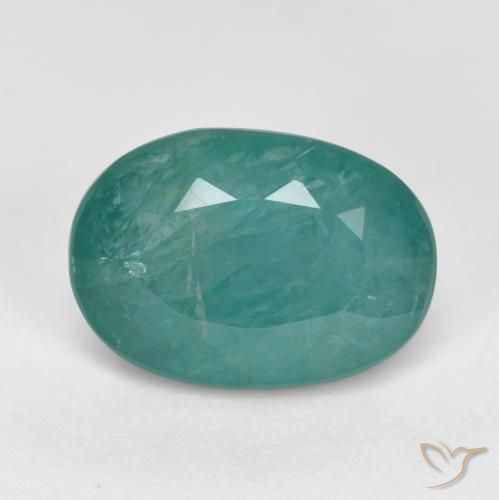 Grandidierita turquesa natural de 2,44 ct, corte óvalo, SI