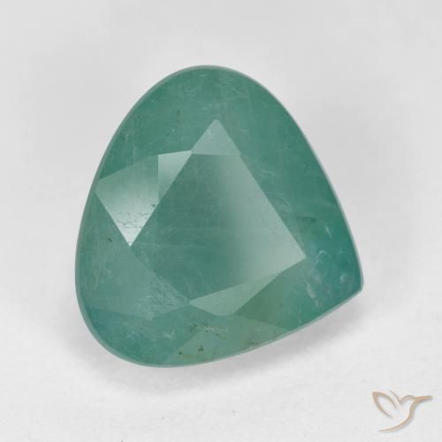 Grandidierita Azul-verde natural de 4.17 ct, En forma de pera, VS-SI