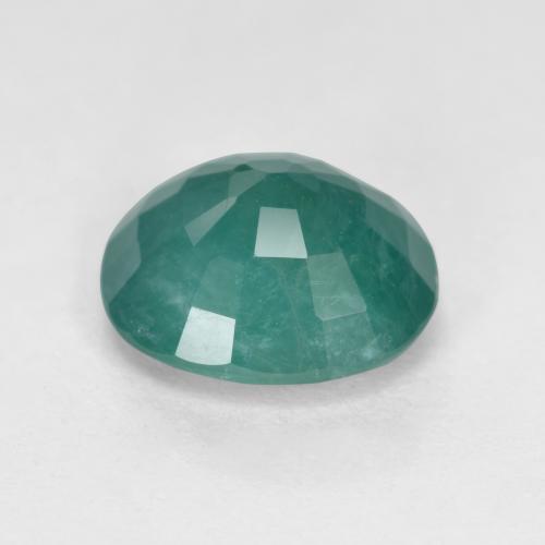 Grandidierita azul verdoso natural de 1,56 ct, corte óvalo, VS-SI