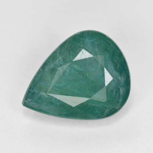 Grandidierita azul verdoso natural de 3,19 ct, en forma de pera, VS-SI