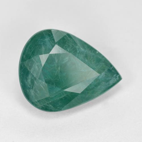 Grandidierita azul verdoso natural de 3,19 ct, en forma de pera, VS-SI