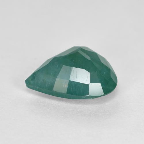Grandidierita Azul verde oscuro natural de 1.69 ct, En forma de pera, VS-SI