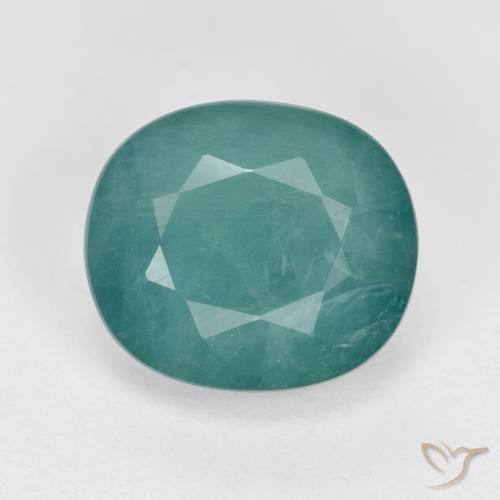 4.28ct Natural Turquesa Grandidierita, Ovalada, VS-SI