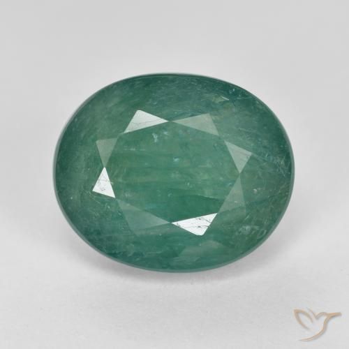 5.14ct Natural Turquesa intenso Grandidierita, Ovalada, VS-SI