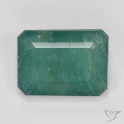 3.70ct Natural Azul-verde Grandidierita, corte esmeralda, SI