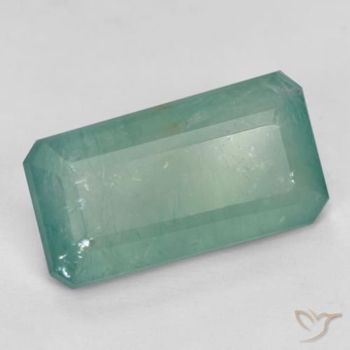 Grandidierita Verde azulado medio natural de 3.05 ct, Corte Octágono / Esmeralda, SI