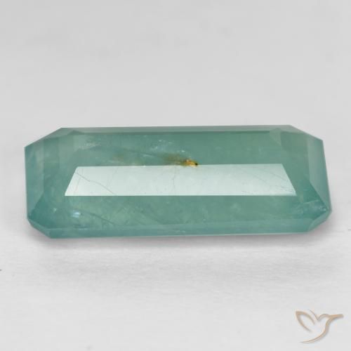 Grandidierita Verde azulado medio natural de 3.05 ct, Corte Octágono / Esmeralda, SI
