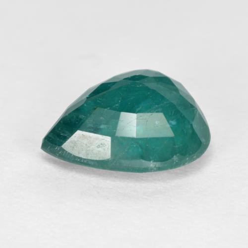 Grandidierita Azul verde oscuro natural de 1.98 ct, En forma de pera, SI