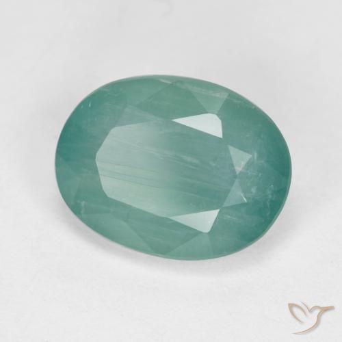 Grandidierita Azul verdoso natural de 3.56 ct, Ovalada, SI