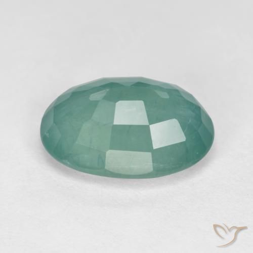 Grandidierita Azul verdoso natural de 3.56 ct, Ovalada, SI