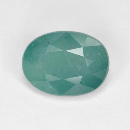 Grandidierita turquesa natural de 1,92 ct, corte óvalo, SI