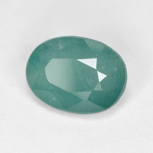 Grandidierita turquesa natural de 1,92 ct, corte óvalo, SI