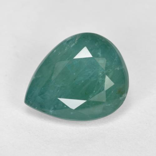 Grandidierita Azul verdoso natural de 2.28 ct, En forma de pera, SI