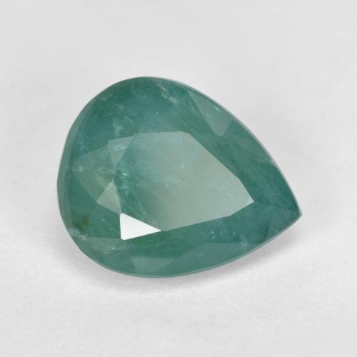 Grandidierita Azul verdoso natural de 2.28 ct, En forma de pera, SI
