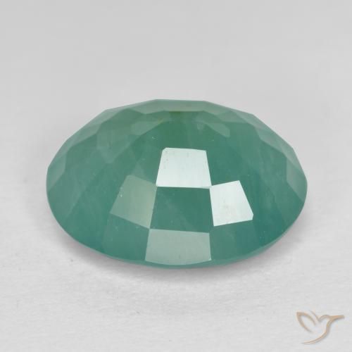 Grandidierita Azul verde medio natural de 3.53 ct, Ovalada, SI