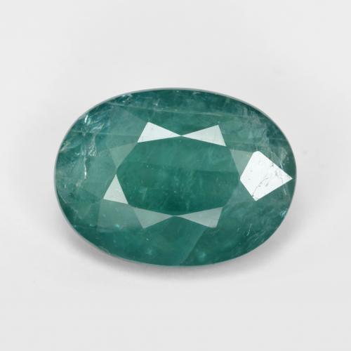 Grandidierita azul verdoso natural de 2,53 ct, corte óvalo, SI-I1