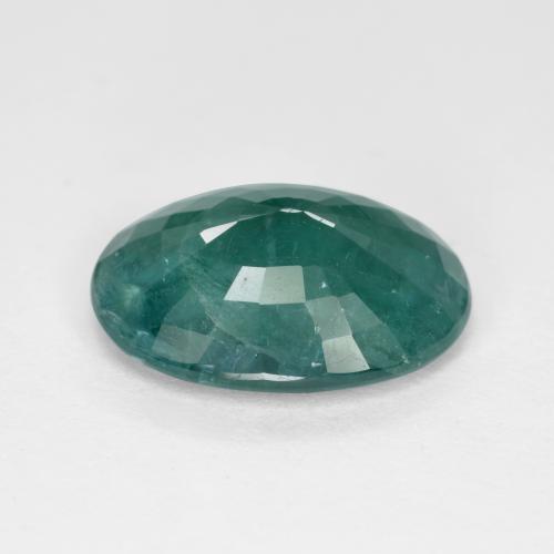 Grandidierita azul verdoso natural de 2,53 ct, corte óvalo, SI-I1