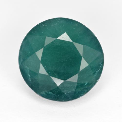 Grandidierita Verde azulado oscuro natural de 6.66 ct, Corte Redondo, SI-I1
