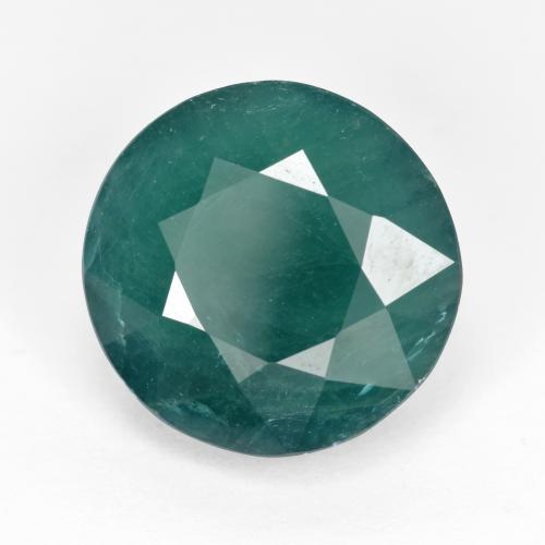 Grandidierita Verde azulado oscuro natural de 6.66 ct, Corte Redondo, SI-I1