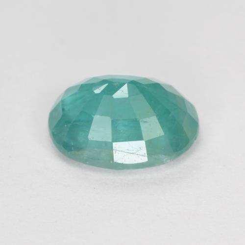 Grandidierita Verde azul natural de 1.28 ct, Corte Óvalo, SI-I1
