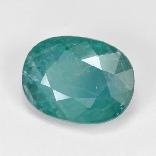 Grandidierita Verde azul natural de 4.19 ct, Corte Óvalo, SI-I1