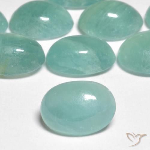 Grandidierita Cerceta claro natural de 1.26 ct, Ovalada, Translúcido