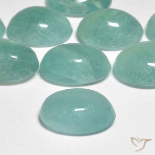 Grandidierita Cerceta claro natural de 1.26 ct, Ovalada, Translúcido