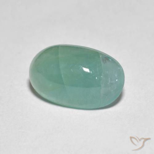 Grandidierita Verde azulado claro natural de 2.53 ct, Ovalada, Translúcido