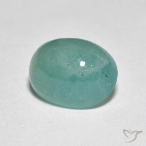Grandidierita Azul-verde natural de 3.09 ct, Ovalada, Translúcido