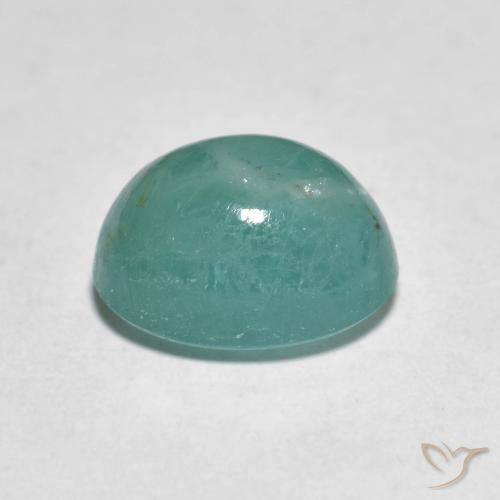 Grandidierita Azul-verde natural de 3.09 ct, Ovalada, Translúcido
