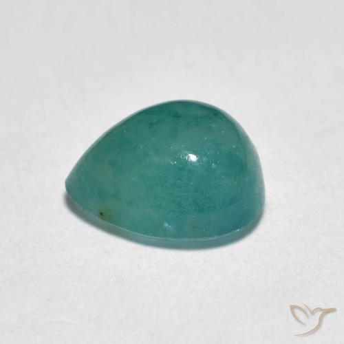 Grandidierita Turquesa natural de 1.49 ct, En forma de pera, Translúcido