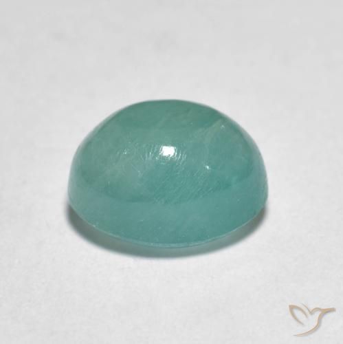 Grandidierita Verde azul natural de 2.55 ct, Ovalada, Translúcido