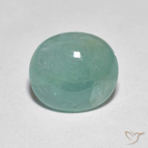 3.09ct Natural Verde azulado claro Grandidierita, Ovalada, Translúcido