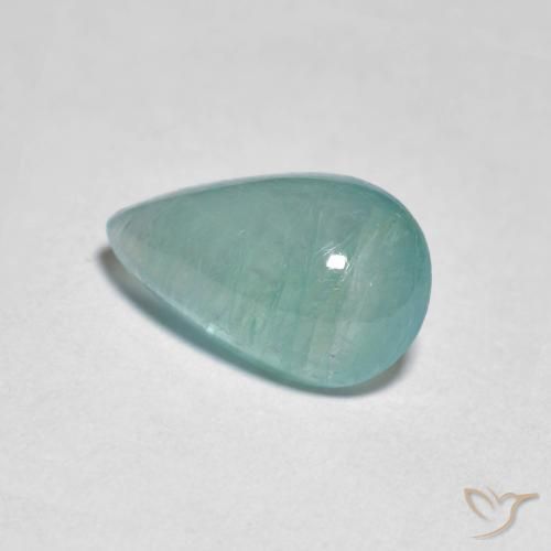 Grandidierita Azul eléctrico natural de 1.83 ct, En forma de pera, Translúcido