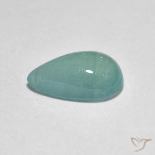 Grandidierita Azul eléctrico natural de 1.83 ct, En forma de pera, Translúcido