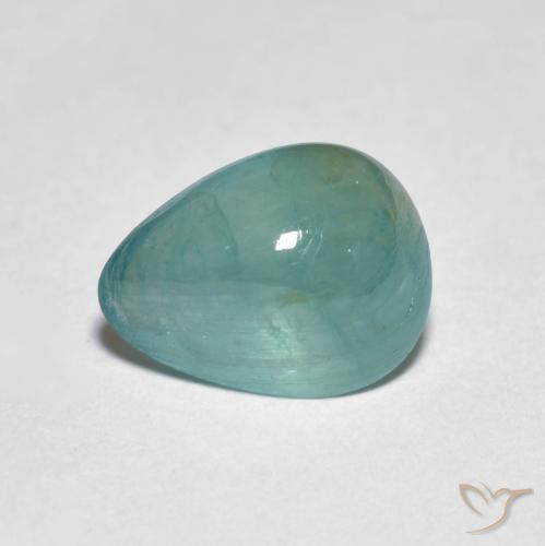 Grandidierita Turquesa natural de 2.17 ct, En forma de pera, Translúcido