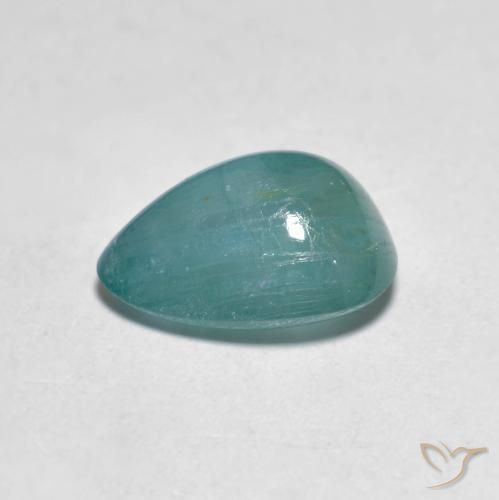 Grandidierita Turquesa natural de 2.17 ct, En forma de pera, Translúcido