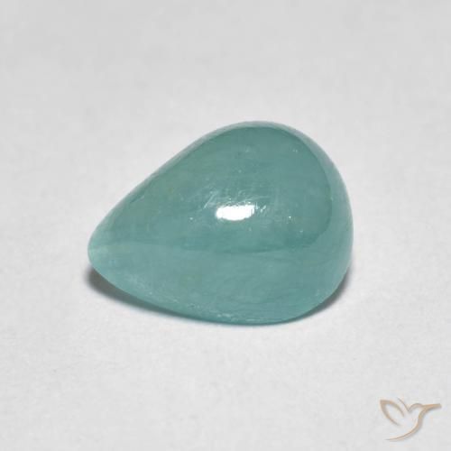1.94ct Natural Azul-verde Grandidierita, En forma de pera, Translúcido