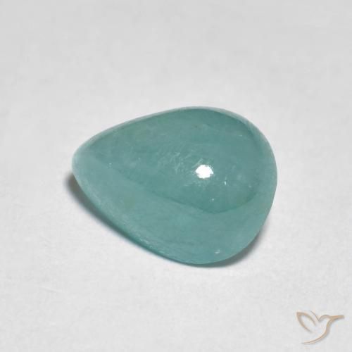 Grandidierita Azul-verde natural de 1.94 ct, En forma de pera, Translúcido