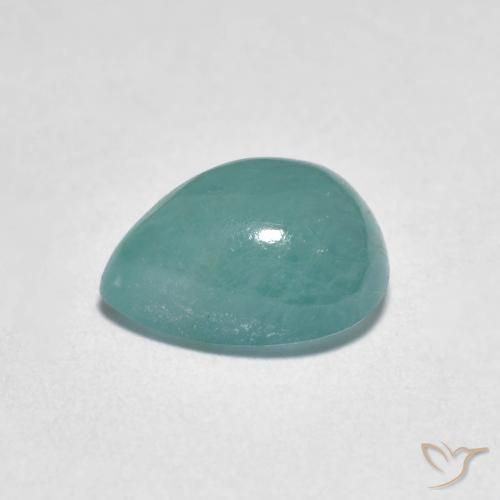 Grandidierita Azul-verde natural de 1.94 ct, En forma de pera, Translúcido