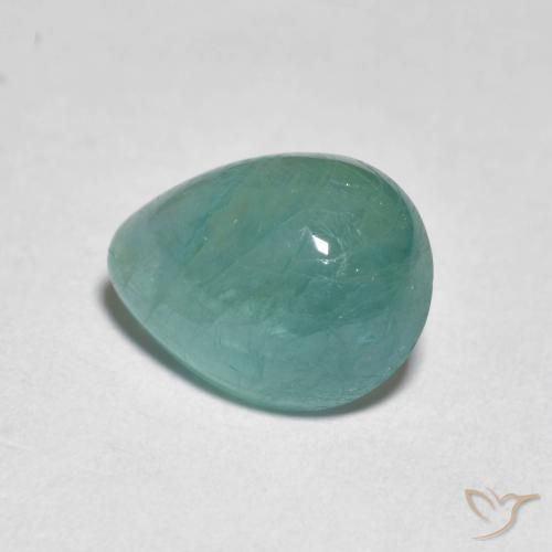 Grandidierita Verde azulado natural de 2.12 ct, En forma de pera, Translúcido