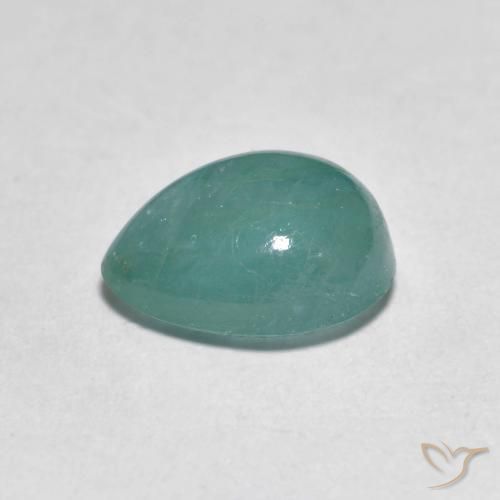 Grandidierita Verde azulado natural de 2.12 ct, En forma de pera, Translúcido