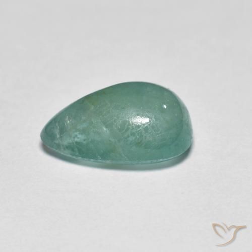 Grandidierita Azul-verde natural de 2.25 ct, En forma de pera, Translúcido