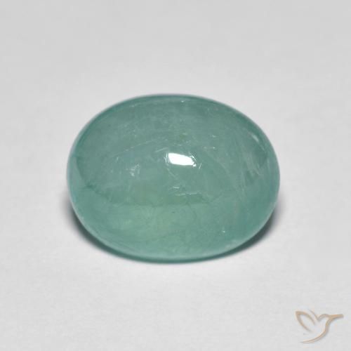 2.88ct Natural Verde azulado claro Grandidierita, Ovalada, Translúcido
