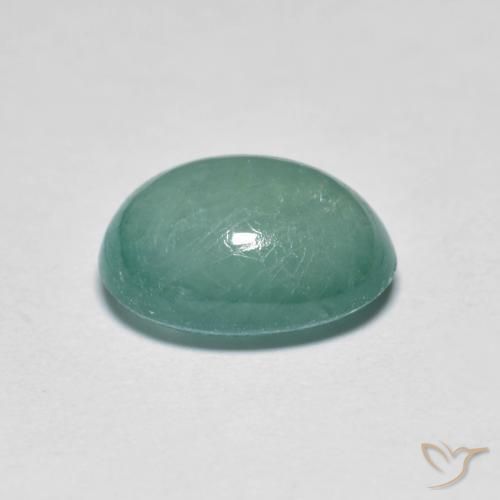 Grandidierita Verde azulado claro natural de 2.88 ct, Ovalada, Translúcido
