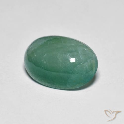 Grandidierita Azul verdoso natural de 2.86 ct, Ovalada, Translúcido