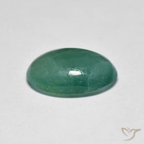 Grandidierita Azul verdoso natural de 2.86 ct, Ovalada, Translúcido