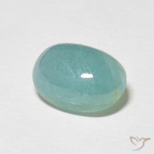 Grandidierita Turquesa natural de 2.75 ct, Ovalada, Translúcido