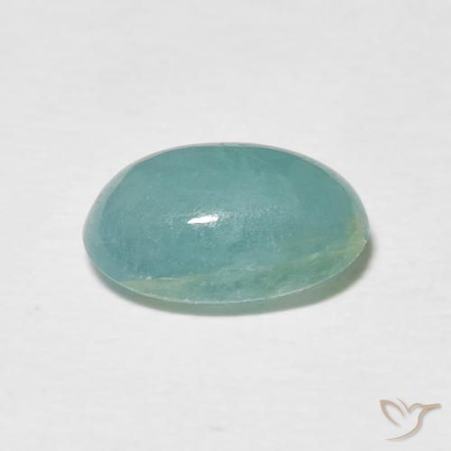 Grandidierita Turquesa natural de 2.75 ct, Ovalada, Translúcido